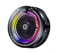 TH25pro, ventola di raffreddamento per cellulare, 15 W, semiconduttore, controllo della temperatura, ventola di raffreddamento con luce RGB dinamica, 4 modalità di raffreddamento magnetico, per iPhone