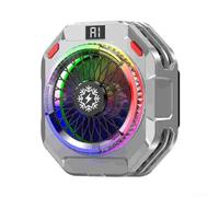 TH28 Pro 30W Ventilatore di Raffreddamento Del Telefono Mobile Semiconduttore Dissipatore di Calore AI Smart Temp Control Magnetico Clip On RGB Luce per i Giocatori Colore Grigio