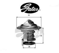 GATES TH29484G1 Termostato motore senza alloggiamento con guarnizioni 84°C