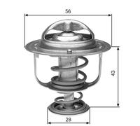 TH31271G1 GATES Termostato, Refrigerante per ,NISSAN,OPEL,RENAULT,RENAULT TRUCKS