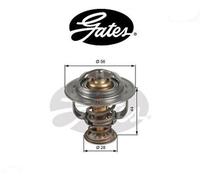TH48982G1 Termostato, Refrigerante (MARCA-GATES)