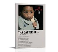 Tha Carter III di Lil WaynePhoto, stampa su tela, decorazione per casa e ufficio, decorazione da parete, moderna, per la famiglia, il bagno, con cornice, 60 x 90 cm