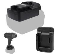 ThagBrco Adattatore convertitore per batteria agli ioni di litio Compatibile con Makita da 18 V su Compatibile con Parkside 20 V XTeam agli ioni di litio (nessuna batteria), Nero