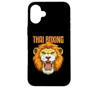 Thai Boxe Thaiboxing E Mma Testa Di Leone Custodia per iPhone 16 Plus
