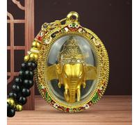 Thai Buddha Amuleto Ciondolo Ganesha Statua Sud-est asiatico Gioielli per il