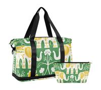 Thai Tema Simmetrico Modello Viaggio Mano Borsa Sport Duffel Borse con Cinghia Regolabile per Aereo Viaggio Impermeabile, Modello simmetrico a tema tailandese, 1 size