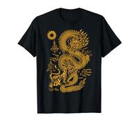 Thai Tiger Sak Yant Tradizionale Thailandia Arte MMA Muay Thai Maglietta