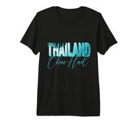 Thailand Beaches Retro Sunset Tropical Maglietta Premium