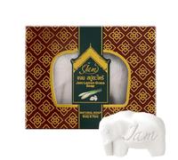 Thailand JAM Elephant Soap, Sapo-ne naturale Pezzo di Sapone, Sapo-ne per la cura con ingredienti naturali, Sapone solido corpo e mani
