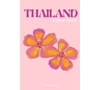 Thailand Land of Smiles NOTEBOOK: Coffee Table Style Journal | 6 x 9 Inch | 160 blank lined pages | Baby Pink Tropical Plumeria Hibiscus Frangipani ... and jotter | back to school notebook for g