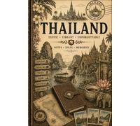Thailand Travel Journal: Thailand Inspired Vintage Notebook for Journaling, Writing and Creative Thoughts | 120 Pages | 6x9 Size