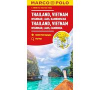 Thailand, Vietnam, Laos, Cambodia Marco Polo Map: Myanmar, Laos, Kambodscha