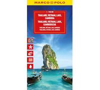 Thailand Vietnam Laos Cambodia Marco Polo Map: Myanmar, Laos, Kambodscha