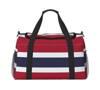 Thailandia Bandiera Stampa Ampio Spazio Viaggio Duffle Bag Carry On Tote 50x33x25,9 cm Elegante Tote per Palestra