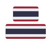 Thailandia Bandiera Stampa Tappeti Da Cucina Mat Stuoia Da Cucina Per Pavimento 2 Pezzi Per Pavimento Casa Ufficio Lavanderia