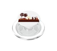 Thailandia Buddismo Monaci Wat Budda Palme Tempio Souvenir PopSockets PopGrip per MagSafe