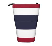 Thailandia Flag - Astuccio espandibile per matite, in tessuto Oxford multi-design, altezza regolabile, borsa cosmetica multiuso