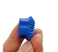Thalawirefix 1 pz Ingranaggio conico da 90 Gradi 2 Modulo 25 Denti Ingranaggio conico in plastica Trasmissione 1:1 Mitra Gear Chiavetta Foro conico Pignone Pignone per mandrino(18mm bore 6mm keyway)