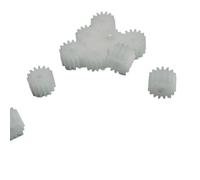 Thalawirefix 10 pezzi 0.5 modulo 8 denti ingranaggio in plastica 0.9mm 1.5mm 1.9mm foro interno 0.5M 8T albero motore ingranaggio 5mm diametro giocattolo fai da te pignone Pignone