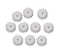 Thalawirefix 10 pz 0.5 Modulo 15 Denti Ingranaggio In Plastica 2.3mm 3.17mm Foro Rotondo Pignone 8.5mm Diametro Ingranaggio Dell'albero Principale Del Motore Pignone del mandrino