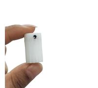 Thalawirefix 1PC 0.8 Modulo 10 Denti POM Spur Gear 9.6mm Diametro 20mm Lunghezza Mezzi Denti Cilindrici 0.8M 10T Denti Dritti Pignone per mandrino(4MM BORE)