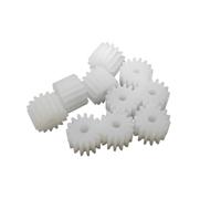 Thalawirefix 20 Pz 5.5x5mm 92A Plastica Piccolo Ingranaggio 0.5M 9T 2mm Stretto Fit Albero Motore Pignone 0.5 modulo 9 Denti Piatto Pignone Pignone
