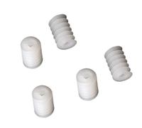 Thalawirefix 5pcs Ingranaggio a vite senza fine in plastica 2mm Ingranaggio motore albero aderente 0.5 Modulo 6mm Diametro 8mm Lunghezza Asta ingranaggio turbina a vite senza fine Pignone