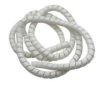 Thalawirefix Manicotto for la gestione dei cavi a spirale da 1 metro, ignifugo, for la protezione dei tubi dell'olio Anti-Disordine(White,ID 20mm)