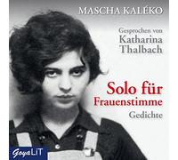 Thalbach,Katharina - Solo Für Frauenstimme.Gedichte