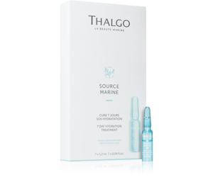Thalgo Source Marine 7 Day Hydration Treatment trattamento rigenerante di 7 giorni per un'idratazione intensa della pelle 7x1.2 ml