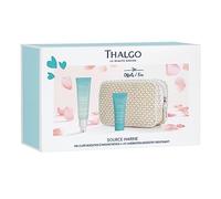 THALGO Source Marine Serenpower - Set regalo per siero idratante intenso, 30 ml + liquido idratante rinfrescante, 15 ml + sacchetto cosmetico (set Source Marine)