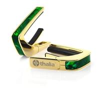 THALIA CAPO DI RIFINITURA ORO 24K CON INLAY ALLA ANGEL VERDE