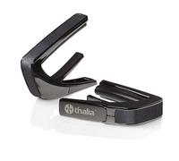 Thalia Exotic Series - Capotasto nero con finitura cromata e intarsio in ebano