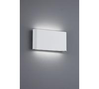 Thames applique da esterno led bi-emissione fusione alluminio bianco opaco ip54