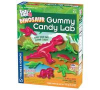 Thames & Kosmos Dinosaur Gummy Candy Lab, Tasty Labs STEM Experiment Kit, Crea le tue caramelle gommose a forma di dinosauro, esplora la chimica in cucina, sicuro da mangiare, dai 6 anni in su, Made