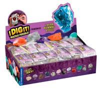 Thames & Kosmos I Dig It! - Set regalo per scavo rocce e fossili, 24 kit di scavo con esemplari minerali e fossili, bomboniere, calza di Natale, cesti pasquali, raccoglie 12 esemplari unici