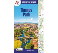 Thames Path: with Ordnance Survey mapping