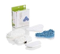 Thane H2O X5 Kit Superpulito per Scopa a Vapore - Set Accessori e Panni in Microfibra per Pavimenti, Fughe e Tessuti, Lavabili