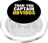 Thank You Captain Obvious PopSockets PopGrip per MagSafe
