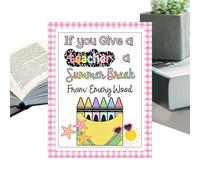 Thank You Card Teacher, Cute Keepsake Message, Teacher Appreciation Card Design, Appreciation Note with Elegant Layout, Gratitude with Illustration, Elementary School Middle High Graduation Classroom