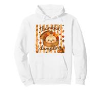 Thankful Dumpling Cute Turkey Thanksgiving Squishy Fall Felpa con Cappuccio