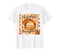 Thankful Dumpling Cute Turkey Thanksgiving Squishy Fall Maglietta