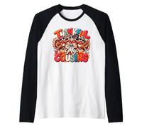 Thankful for My Cousins Funny Turkey Squad Thanksgiving Maglia con Maniche Raglan