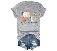 Thankful for My Little Turkeys Camicia divertente del Ringraziamento Turchia Thankful Teacher Camicia unisex, Grigio, 3XL