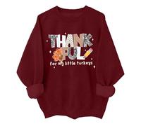 Thankful For My Little Turkeys felpa divertente Thankful Turkey Thanksgiving Teacher felpa unisex, Porpora, M