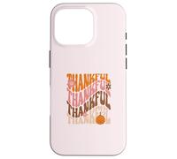 Thankful Love Fall Thanksgiving Retro Aesthetic Custodia per iPhone 16 Pro