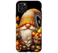 Thankful Thanksgiving Gnome With Autumn Leaves Fall Pumpkins Custodia per iPhone 11 Pro Max