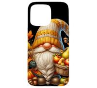 Thankful Thanksgiving Gnome With Autumn Leaves Fall Pumpkins Custodia per iPhone 15 Pro Max