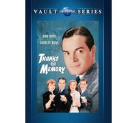 Thanks for the Memory (DVD) Bob Hope Charles Butterworth Shirley Ross