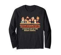 Thanksgiving a Reason to Put up with Distant Relatives Maglia a Manica